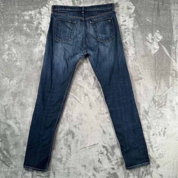 Rag & Bone Jeans Mens 32 USA - American Selvedge Denim Tempest Slim Leg Fit 2 - Picture 2 of 16